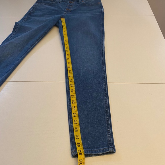Madewell 10" High Rise Skinny Exposed Button Fly Size 31 - Picture 15 of 15